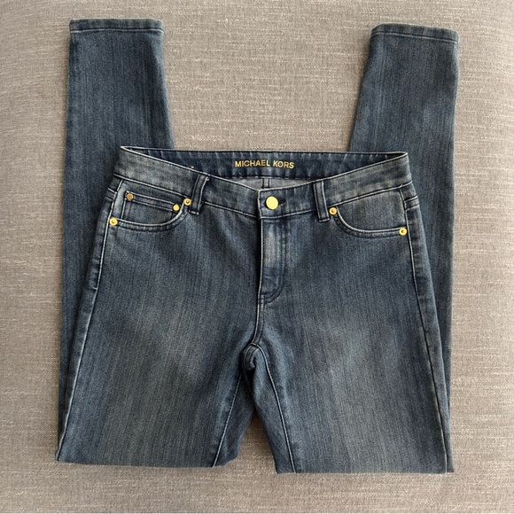 Michael Kors Denim - Michael Kors Women's Deep Indigo Skinny Jeans